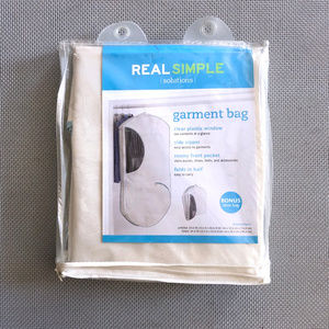 Nylon REAL SIMPLE Garment Storage Bag NEW NWT